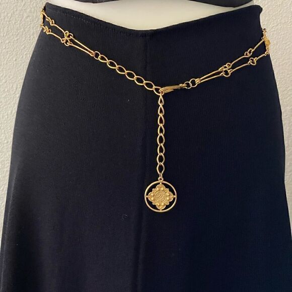 ST.JHON by Marie gray black maxi skirt size 6 - Picture 9 of 15